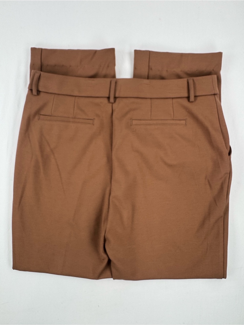Simply Vera Vera Wang Rust Brown Straight Leg Trousers - Picture 2 of 8